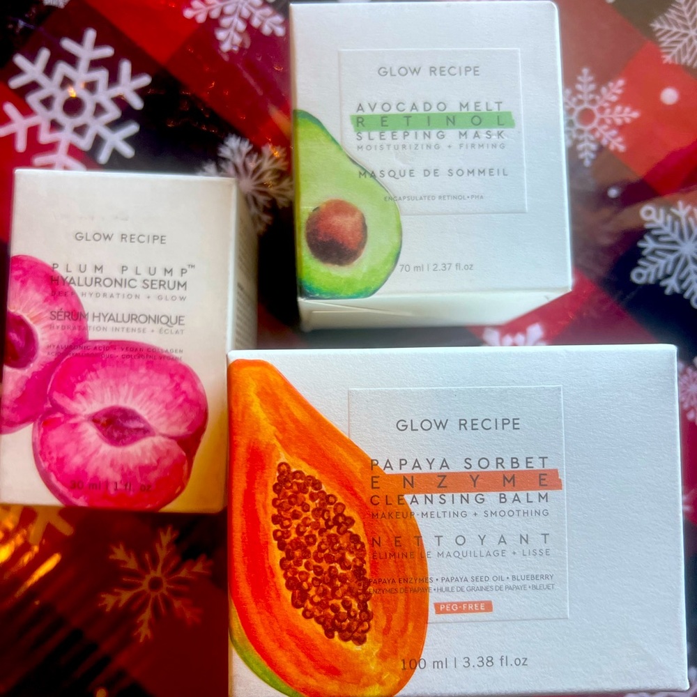 Glow Recipe Skincare bundle. Brand new in original boxes.